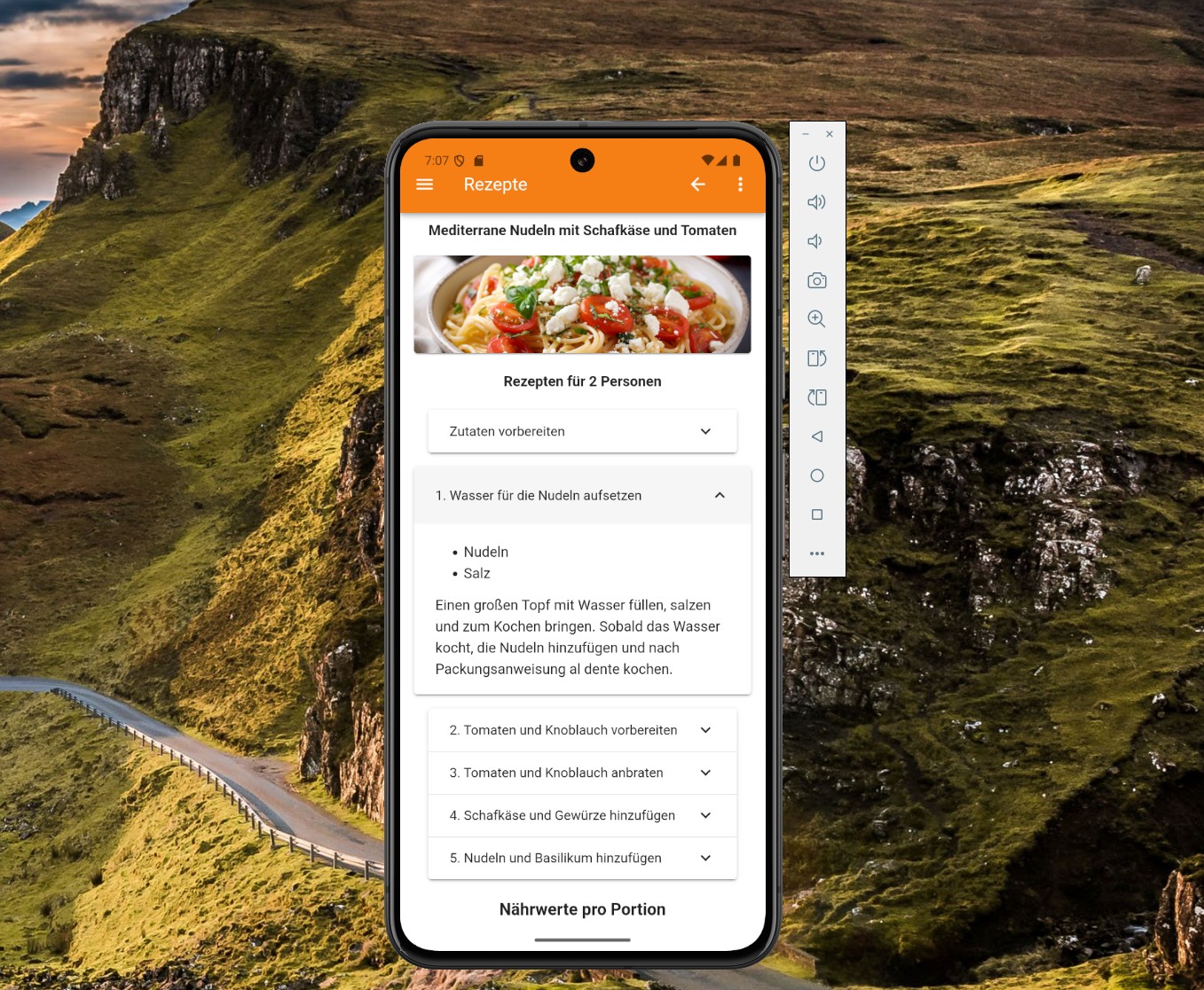 KI Rezepte Planer in Murmli
