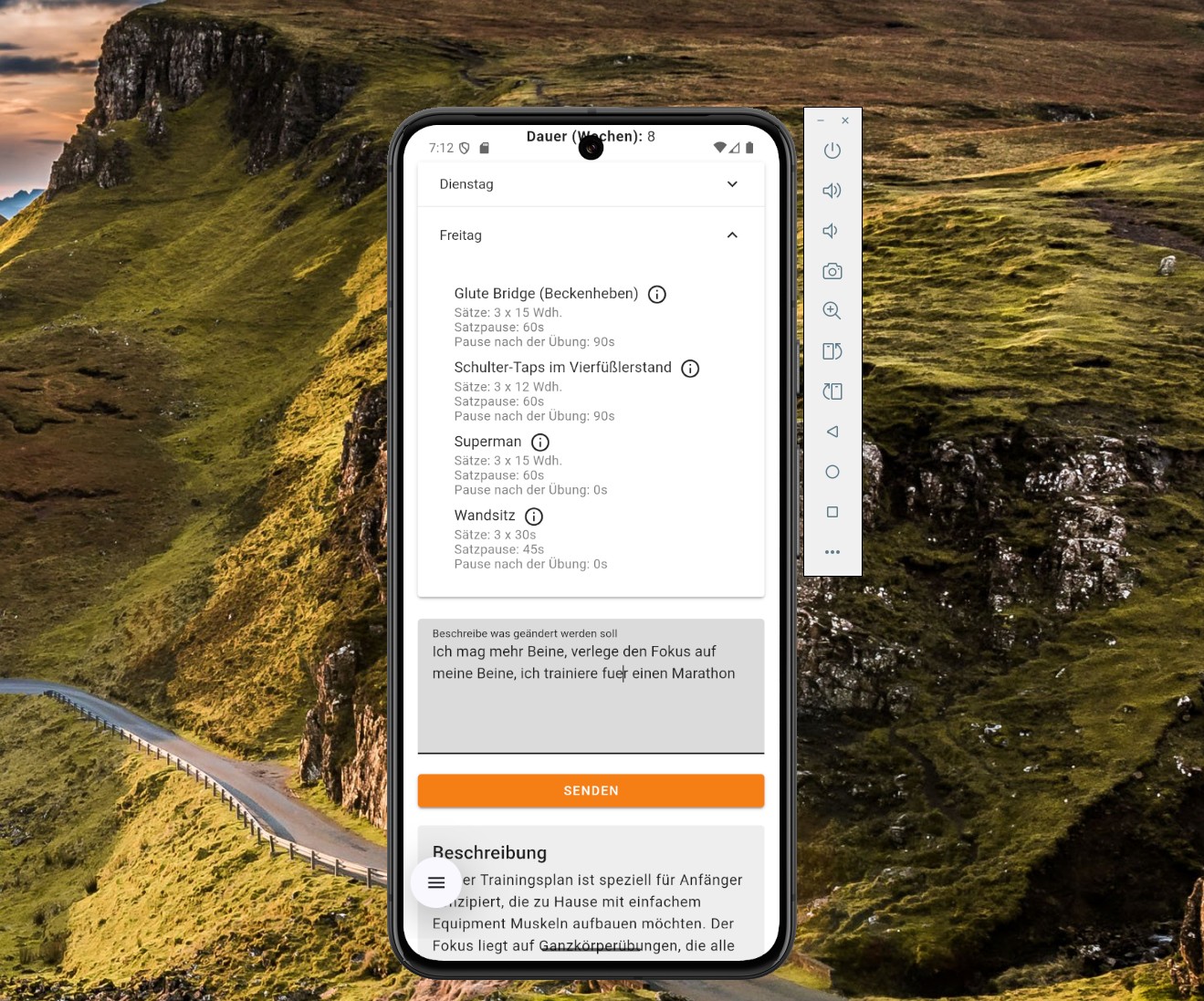 Adaptive Trainingspläne in Murmli